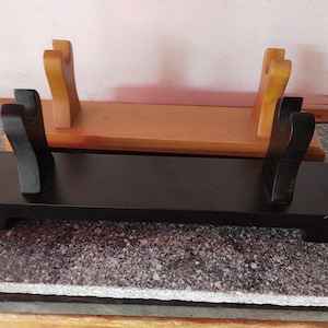 Solid Wood Sword Stand  Samurai Sword Display Stand Katana Sword Knife Stand for Display