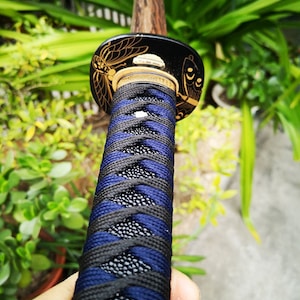 Wooden Samurai Katana Sword w/ Scabbard Cosplay Video Game