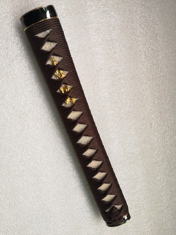 Japanese Samurai Katana sword Handle Tsuka 26cm Alloy Menuki Etsy