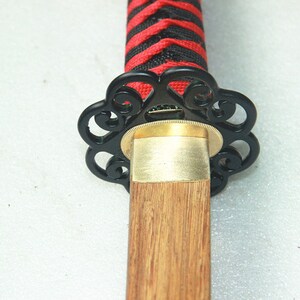 Wooden Samurai Katana Sword w/ Scabbard Cosplay Video Game