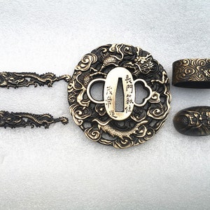 Brass,handguard,japanesesword,katana,Samurai,sword,fittingsampadapter,Alloy,samuraisword,tsuba