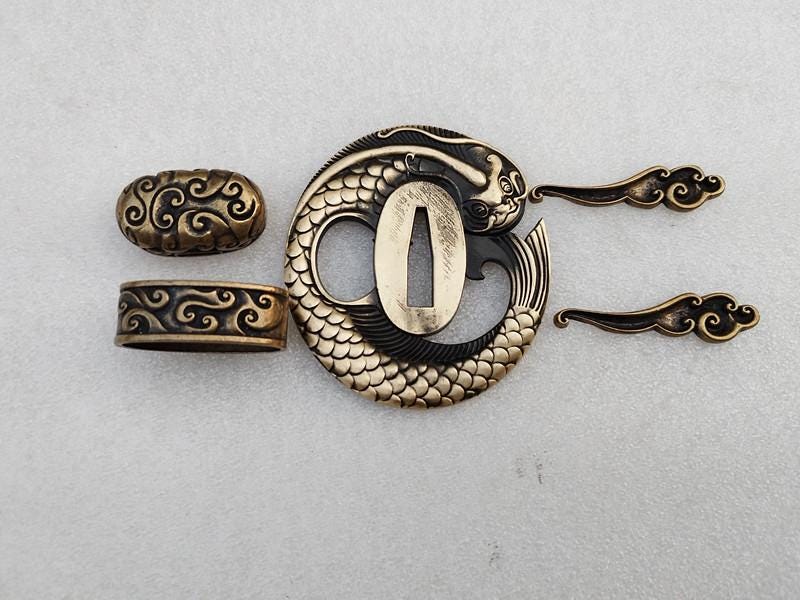 Antique Japanese Sword Fittings - Etsy