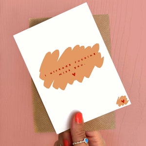 Fucking Miss You Card | Afsluiting 2 | Covid | Aan jou denken | Weelderige | Schattig | Lange afstand | Isolatie | Reizen | Verlaten | Naar buiten gaan
