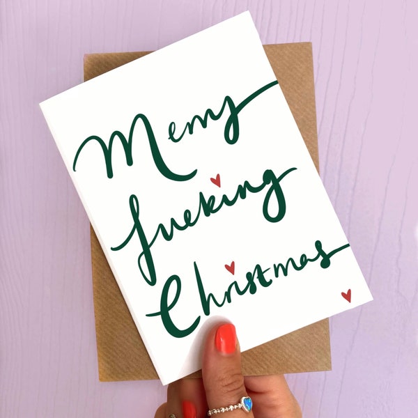 Merry fucking christmas cards Etsy.de