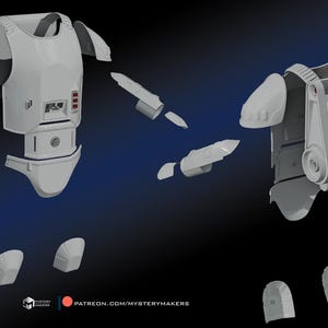 Snowtrooper armor (stl files - digital download only)