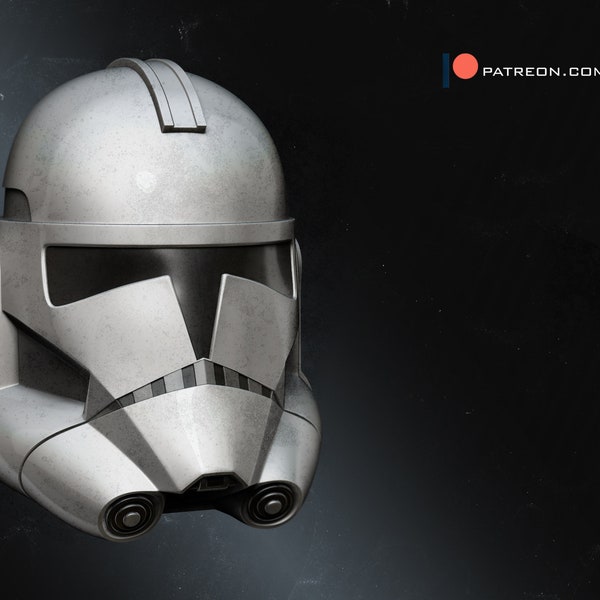 Phase 2 animated clone helmet (stl files - digital download only)