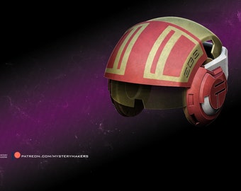 Sabine Wren biker helmet (digital download only - stl file)