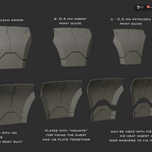 Sabine Wren Armor (stl Files, Digital Download Only) - Etsy