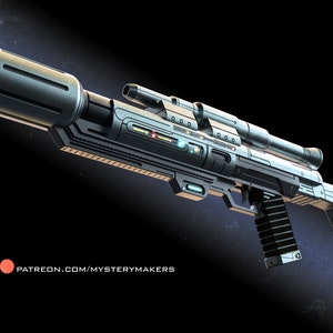 Shae Vizla blaster rifle (digital download only -stl file)