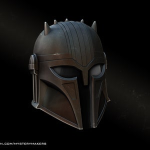 Casco digital DIY inspirado en el casco Armorer del Mandalorian (archivos stl - descarga digital)