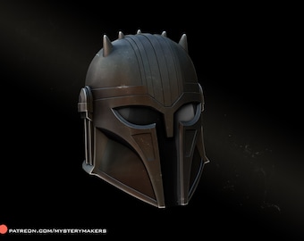 DIY digitaler Helm inspiriert vom Armorer Helm aus den Mandalorianern (stl Dateien - digitaler Download)
