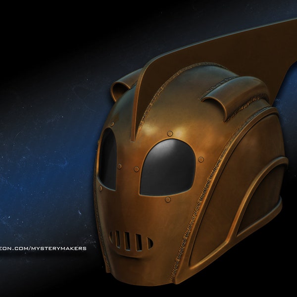 Rocketeer helmet (stl file - digital download only)