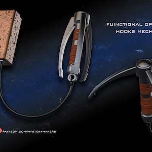 Grappling hook - Kay Vess (stl file - digital download only)