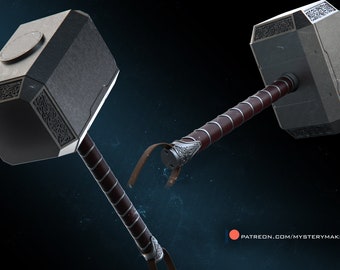 Mjolnir from Thor and Love and Thunder (stl files - digital download only)