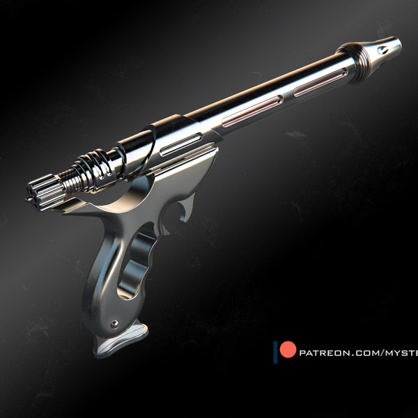 Scifi blaster inspired by Westar 34 _ Jango Fett blaster (stl files - digital download)