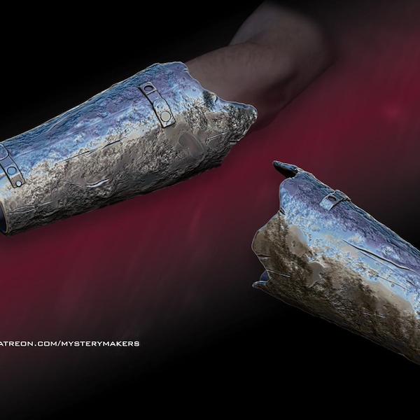 Stranger Qimir gauntlet (stl file - digital download only)