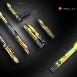 Jedi Temple Guard lightsaber - functional (digital download only - stl files)