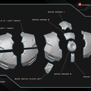 stl preview of a 3d printable Captain America full body armor made by mysterymakers
