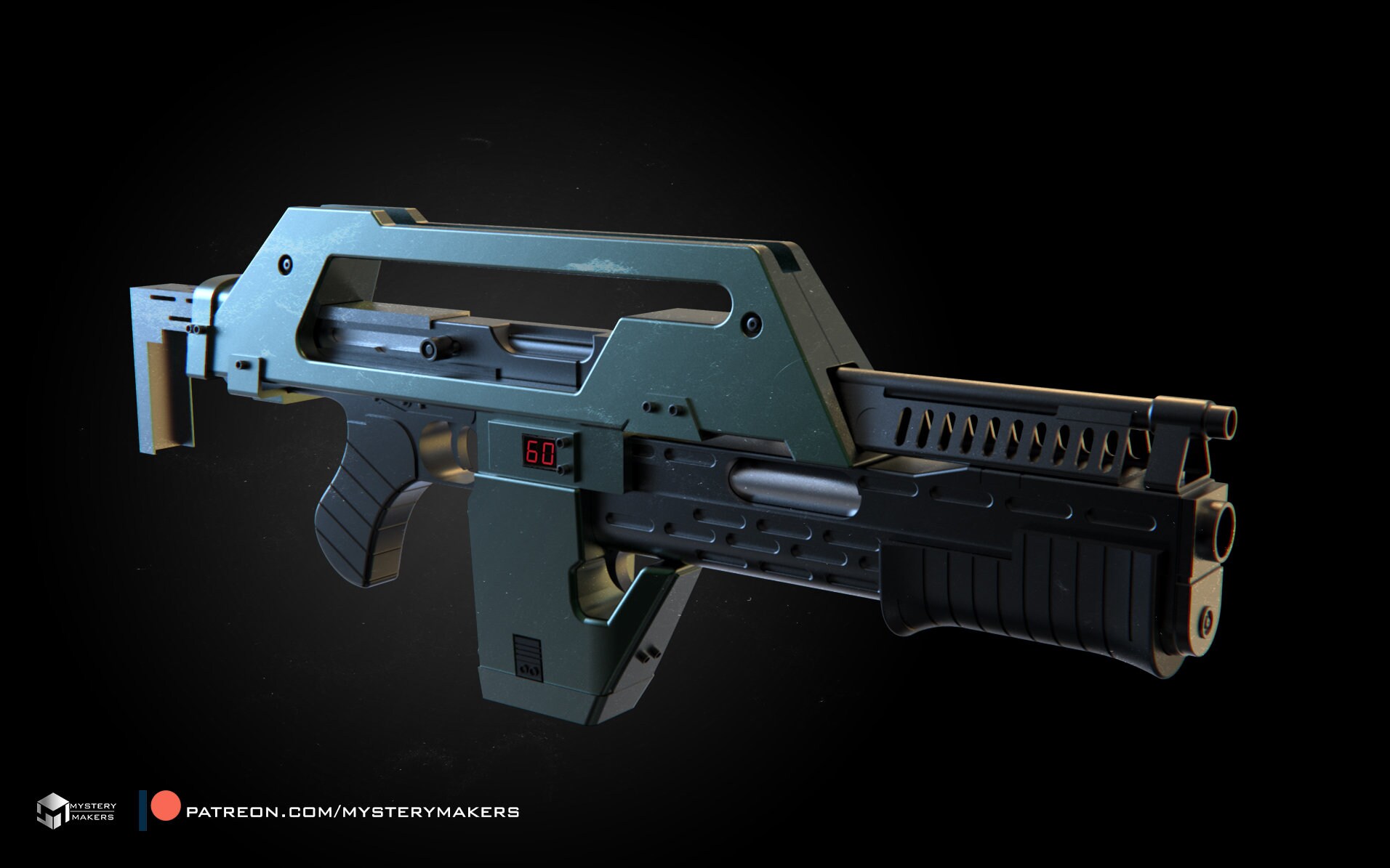 Pulse Rifle Stl Files digital Download Only Etsy UK
