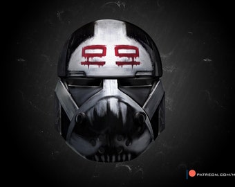Wrecker helmet full scale (stl files - digital download only)