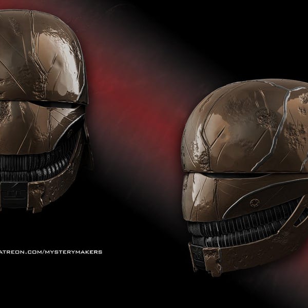 Stranger Qimir helmet (stl files - digital download only)