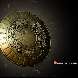 Hawkman shield (stl file - digital download only)