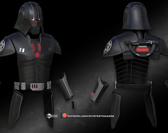 Inquisitor Starkiller Rüstung (stl Dateien - nur digitaler Download)