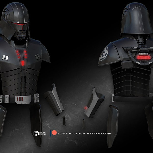 Inquisitor Starkiller armor (stl files - digital download only)