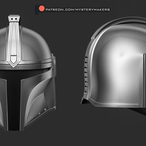Custom Mandalorian helmet ( stl files - digital download only)