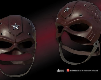 Red Guardian helmet (stl files - digital download only)