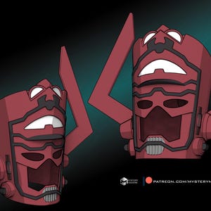 Galactus comic style helmet (digital download only - stl file only)