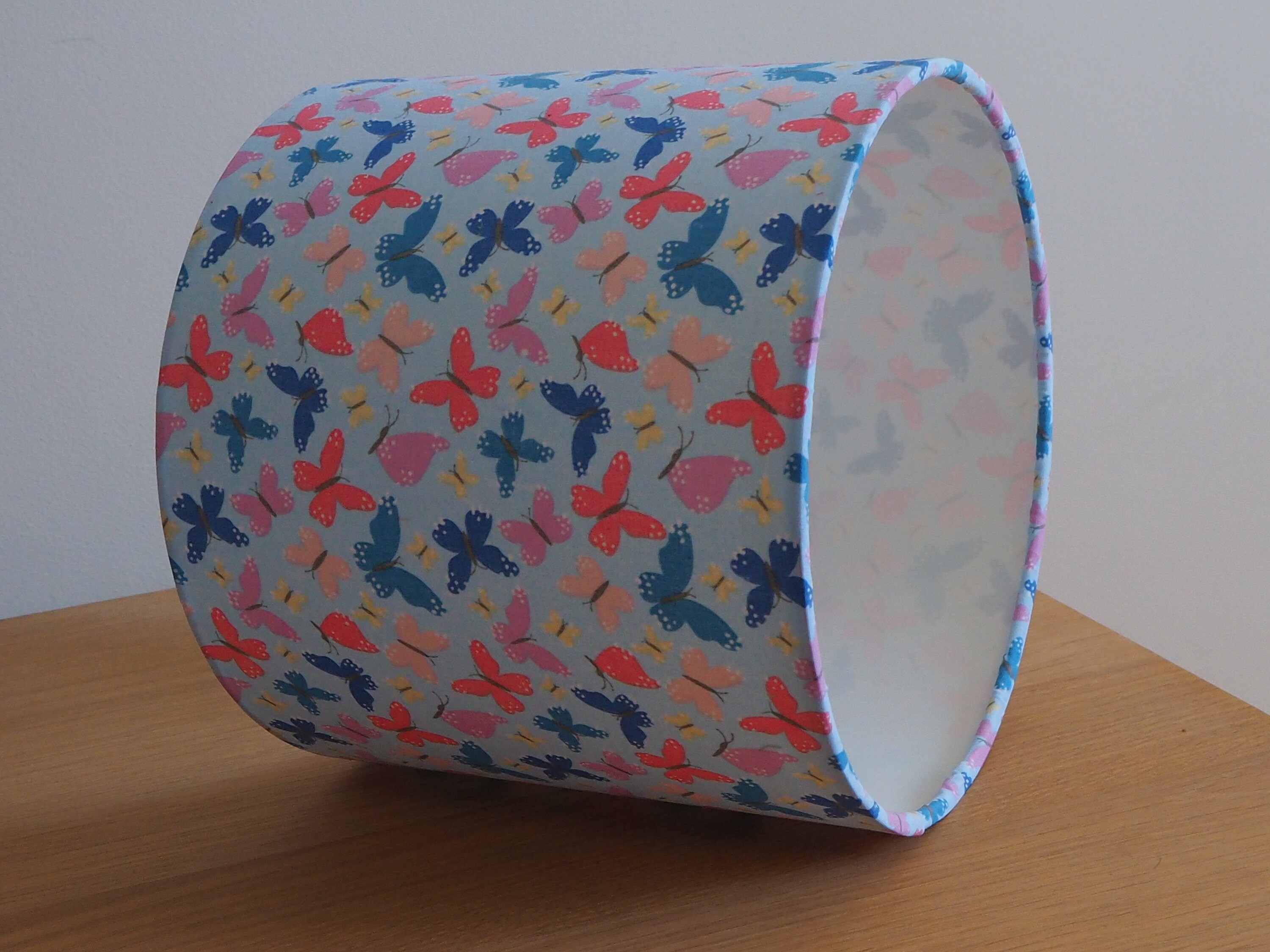 Butterfly Blue Lampshade Girls Children bedroom design ...