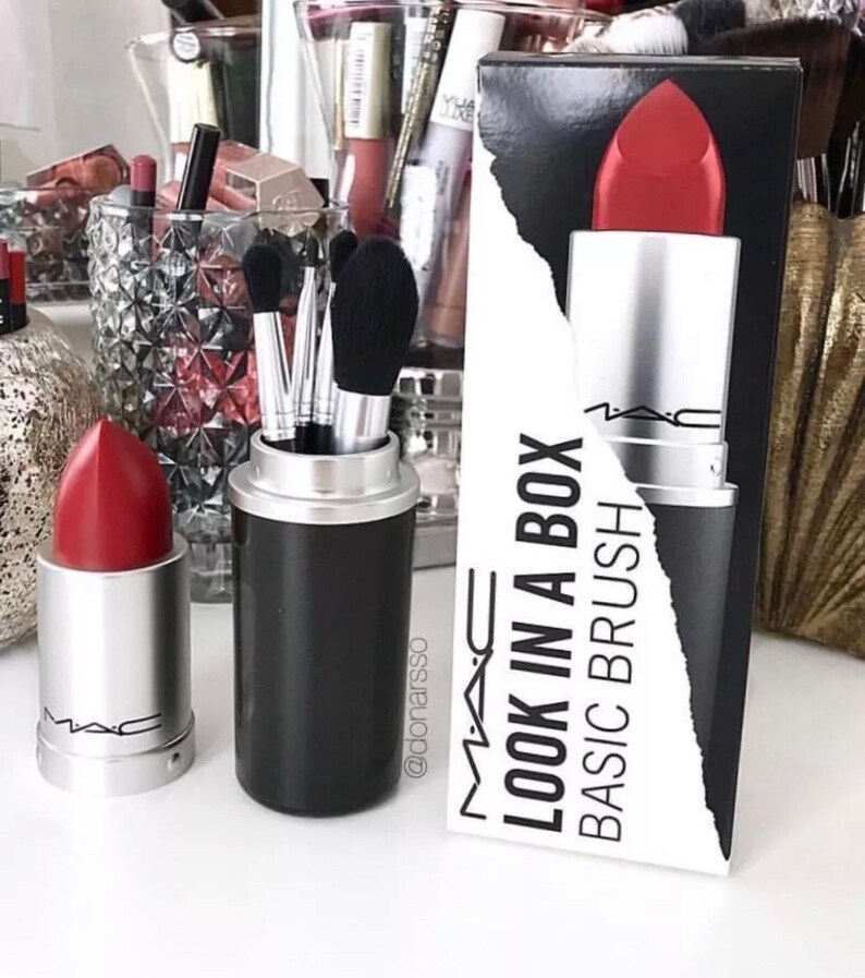 Mac makeup brush holder canister in a form of a lipstick Etsy