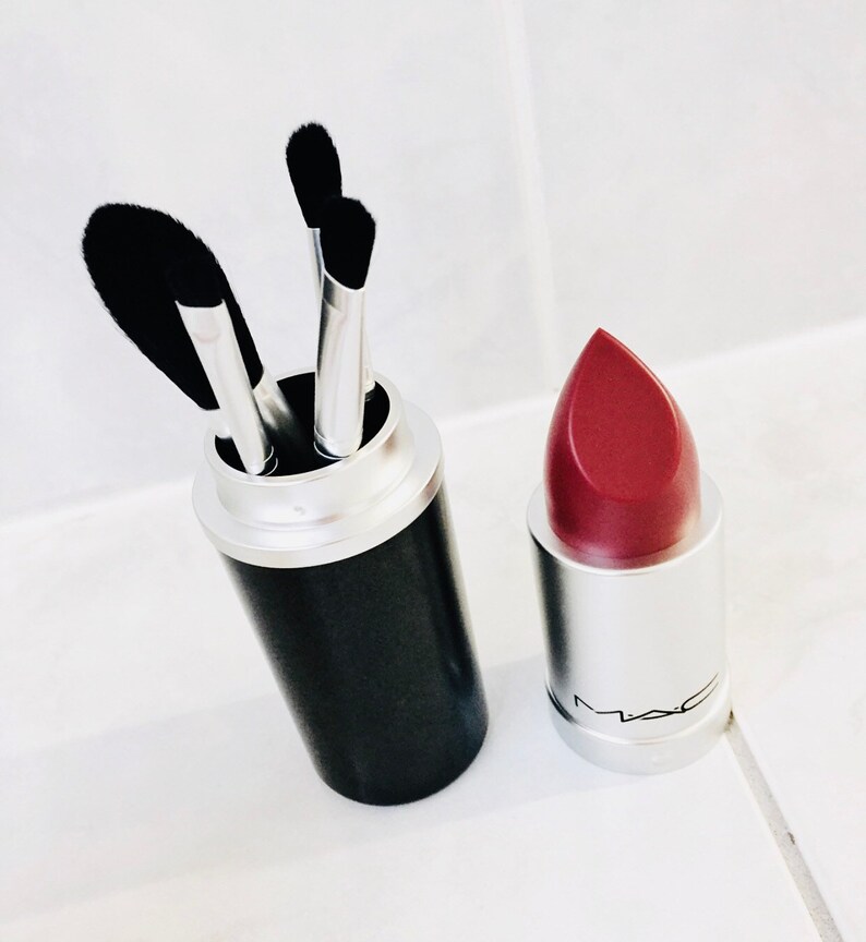 Mac makeup brush holder canister in a form of a lipstick Etsy
