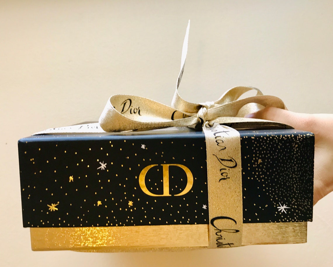 Dior gift box authentic choose black or white Etsy