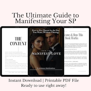 Manifest Your SP | Love Manifestation eBook | Law of Attraction | Digital Download | Manifest Soulmate