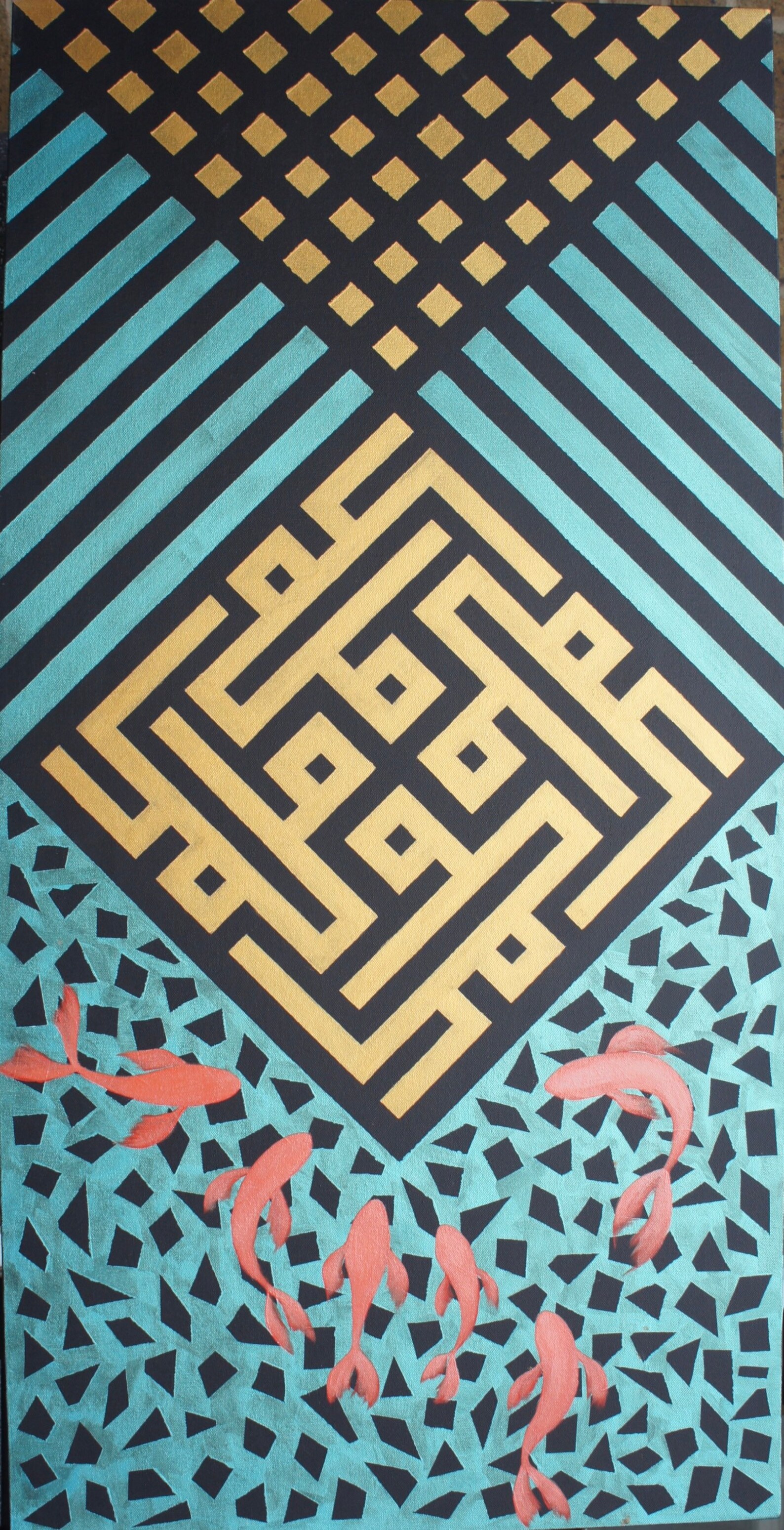 Peinture islamique Art mural islamique Calligraphie arabe Etsy France