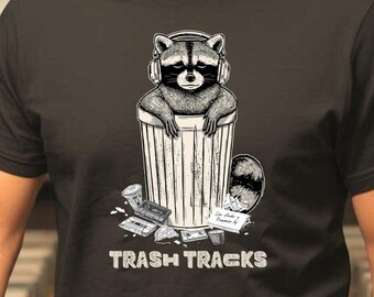 Trash Raccoon Shirt, Funny Animal Shirt, Music Lover Gift