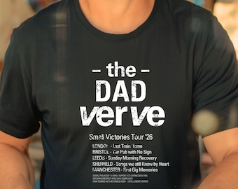 Funny Father's Day Gift Shirt for Music Lovers, 90s Indie Britpop Dad Band Tee