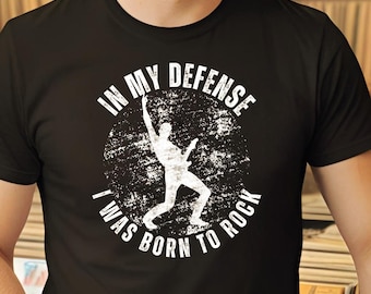 Shirt Born to Rock: T-shirt rockgitaar