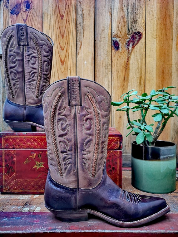80s Sancho cowboy western boots