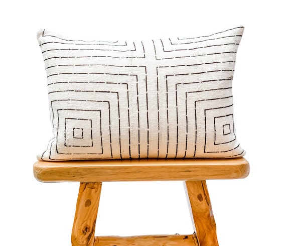 Etsy top mudcloth pillow