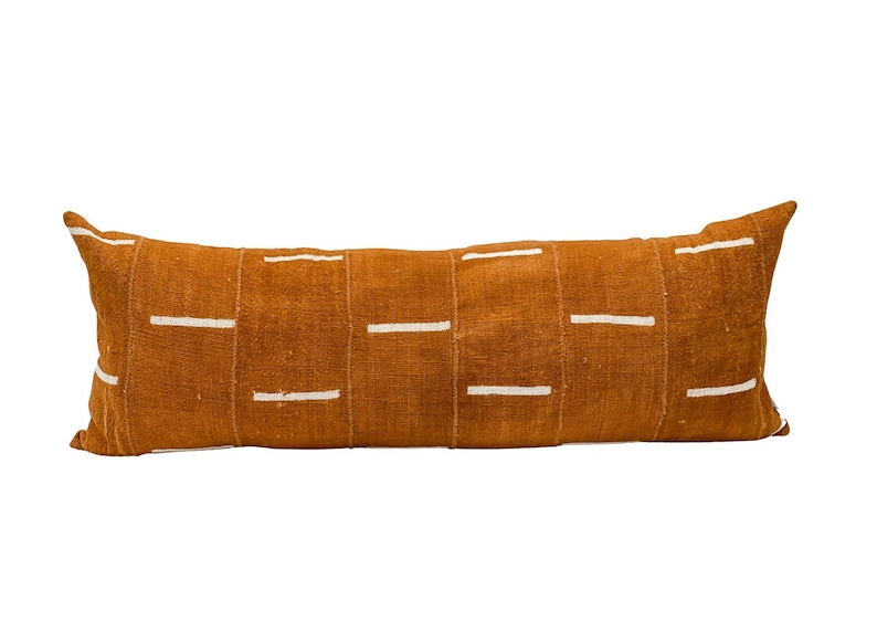 Extra Long Bolster Pillow Cover African Mudcloth Pillow Etsy