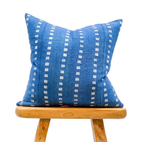 White Mudcloth Pillow Cover 20x20 African Pillow White and Etsy