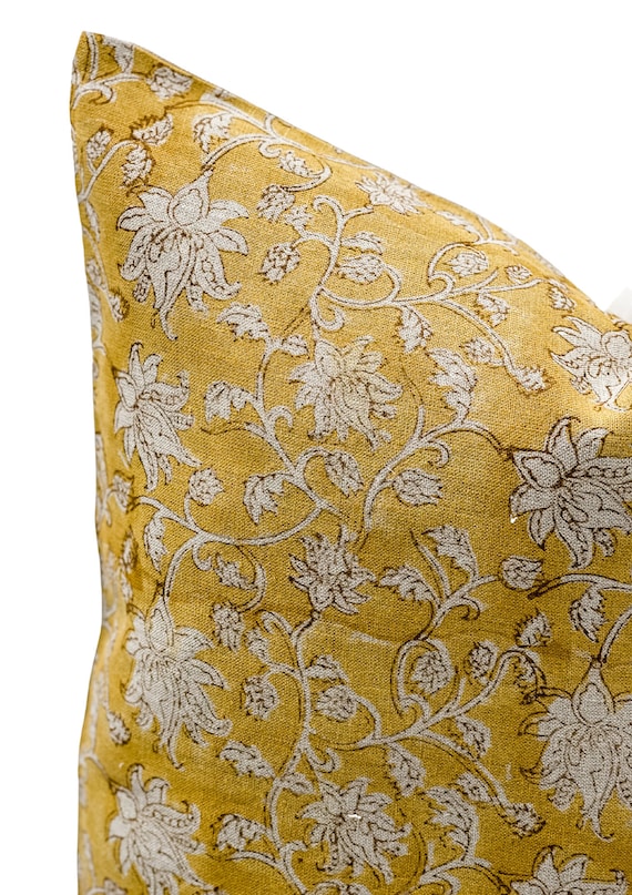 Mustard yellow pillow case new arrivals