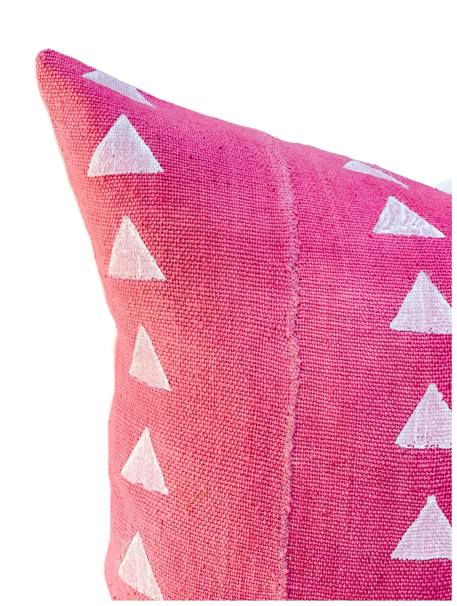 Authentic African Pillow Pink Mudcloth Pillow Pink and White Pillow Cover Throw Pillow Cover 20x20 Sofa Cushion Farmhouse Pillow Etsy UK