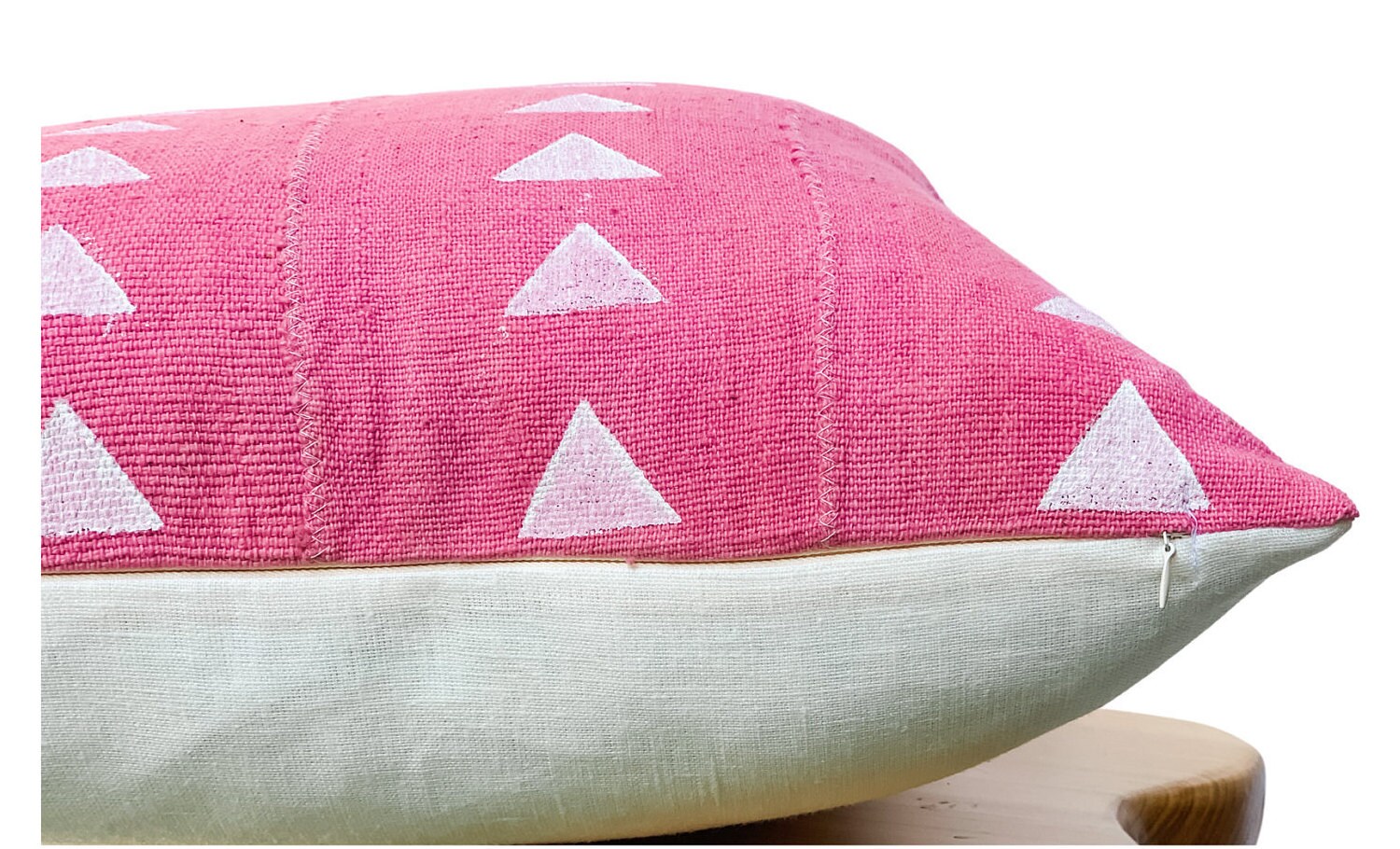 Pink mudcloth pillow online