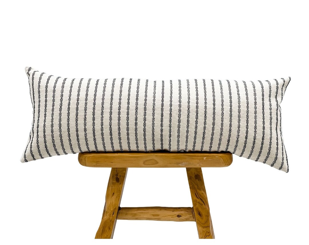 Extra Long Lumbar Pillow Cover, Oversized Lumbar Pillow, Handwoven
