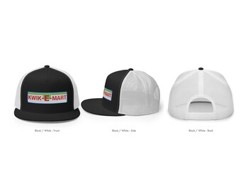 Casquette The Simpsons KWIK E MART 'Merci De Revenir' - Snapback Réglable Noire/verte