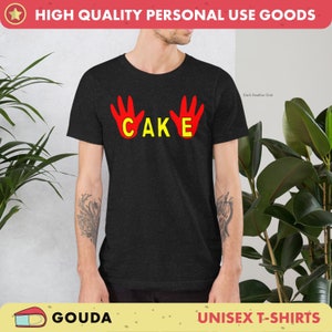 Camiseta unisex Bob&#39;s Burgers CAKE - Bob Belcher Apparel - Tela preencogida - Camiseta cómoda con logotipo